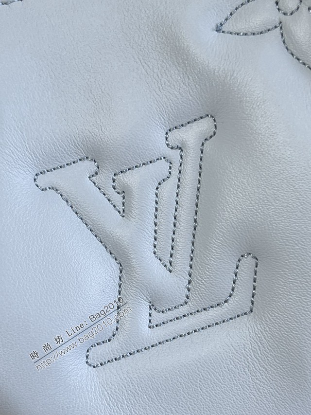 LV專櫃2023新款Over The Moon月亮手袋 M59825藍 路易威登Monogram刺繡腋下肩背斜挎女包 dn1197